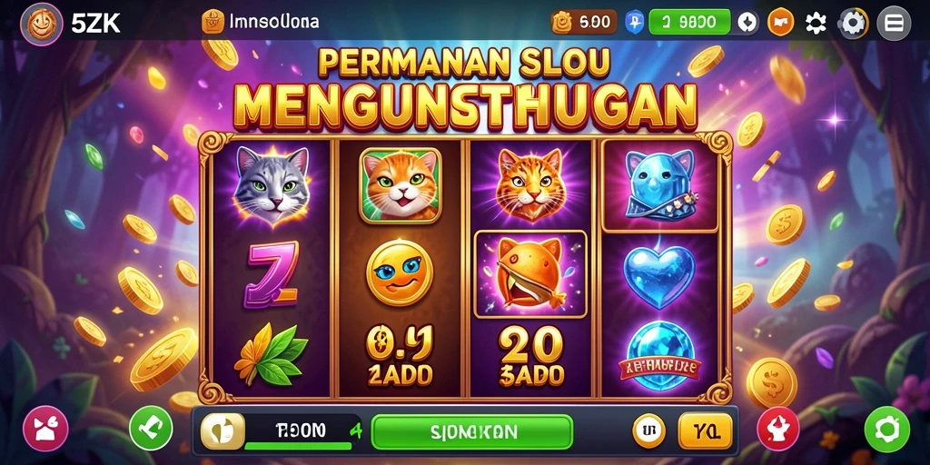Tampilan gameplay menarik dari game Slot 5ZK.
