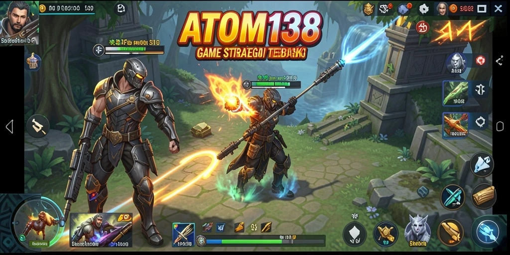 Tampilan menarik dari gameplay SLG ATOM138 yang seru.