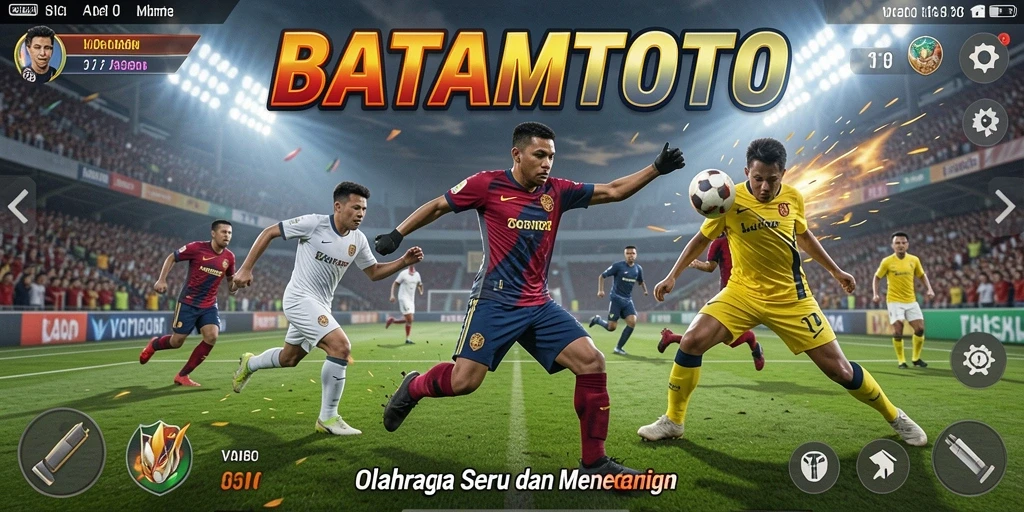 Tampilan gameplay menarik dari BATAMTOTO dengan aksi olahraga yang seru.