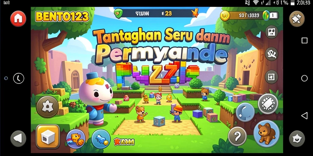 Tampilan gameplay menarik dari BENTO123 dengan tantangan Puzzle.