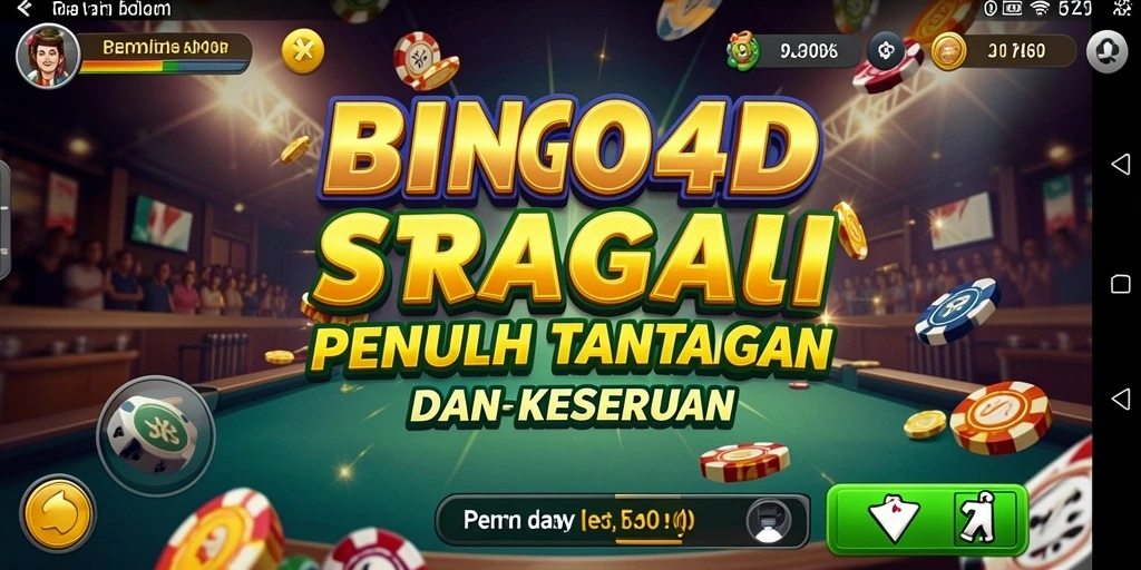 Tampilan gameplay BINGO4D yang menantang dan menarik.