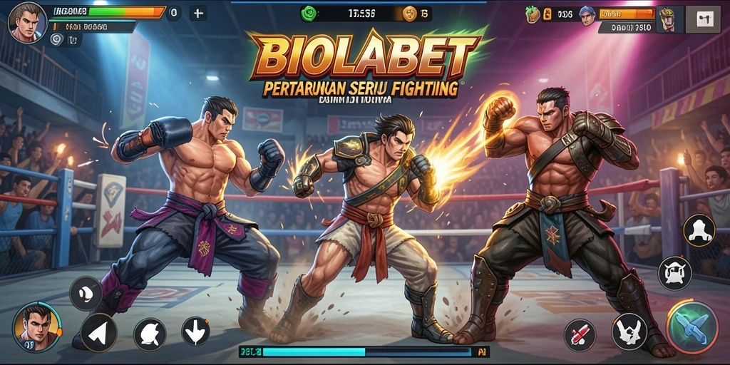Screenshot gameplay BIOLABET menampilkan aksi pertarungan yang mendebarkan.