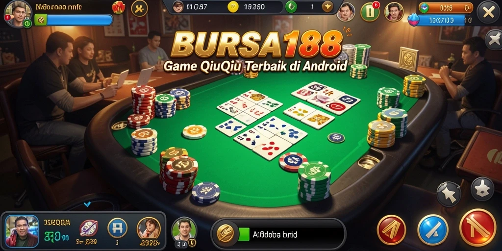 Screenshot gameplay seru BURSA188 yang menampilkan aksi QiuQiu.