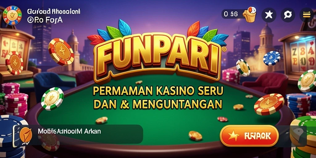 Tangkapan layar menunjukkan pengalaman bermain Kasino yang mendebarkan.