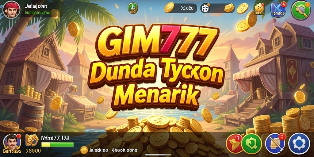 Tampilan gameplay Tycoon yang menarik di GIM777.