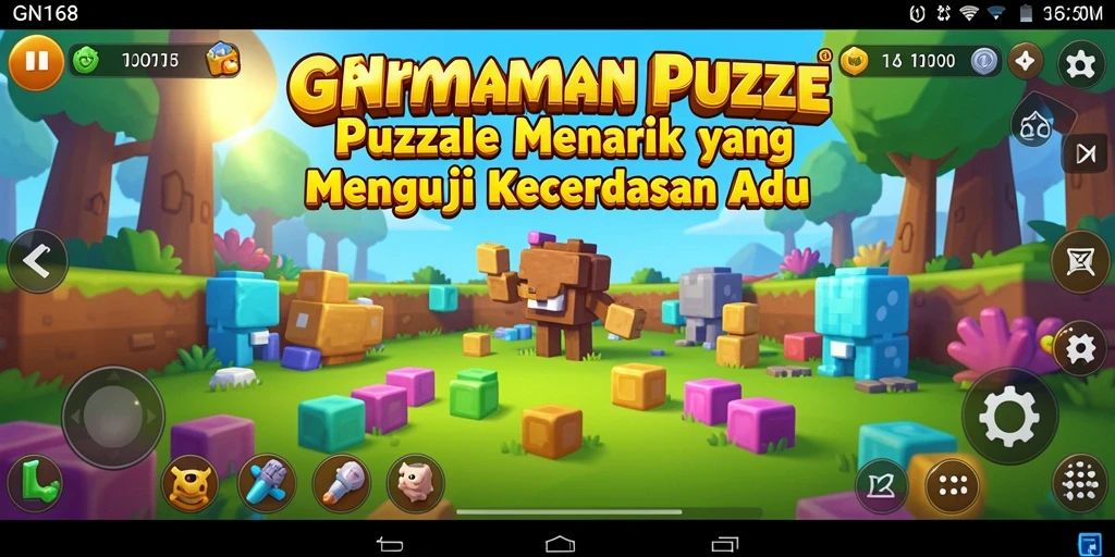 Tampilan gameplay GN168 yang seru dan penuh tantangan.