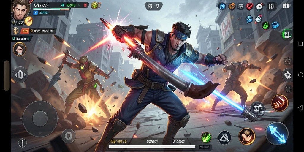 Tampilan gameplay GN777 yang penuh aksi dan mendebarkan.