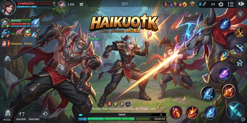 Tangkapan layar dari gameplay intens HAIKUOTK yang menarik.