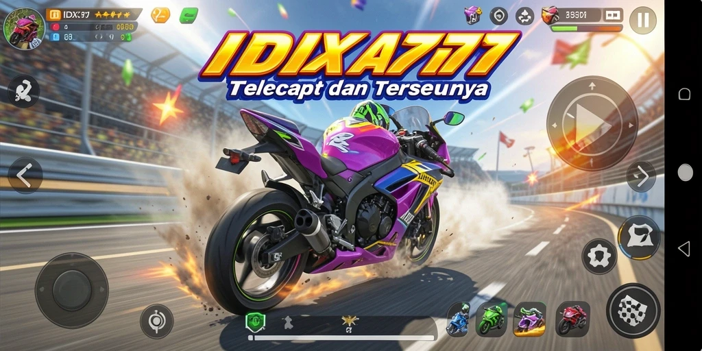 Tampilan gameplay seru dan grafik menawan dari IDX777.