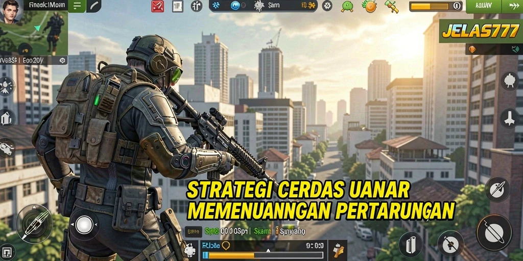 Tampilan menarik dari gameplay strategis JELAS777.
