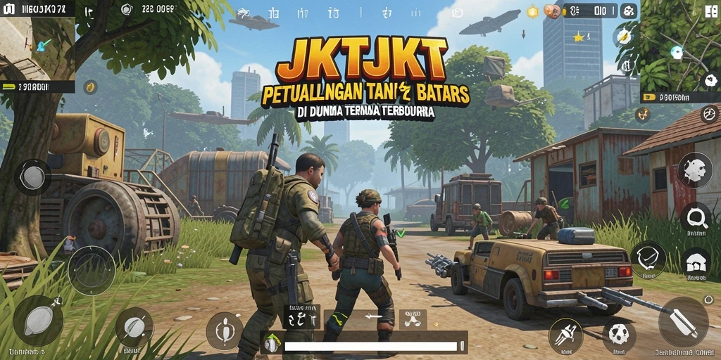 Tampilan gameplay menakjubkan dari dunia terbuka JKTJKT
