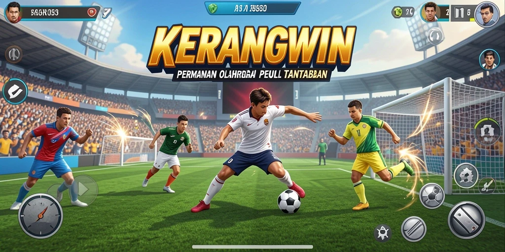 Tampilan gameplay KERANGWIN yang penuh aksi dan seru.