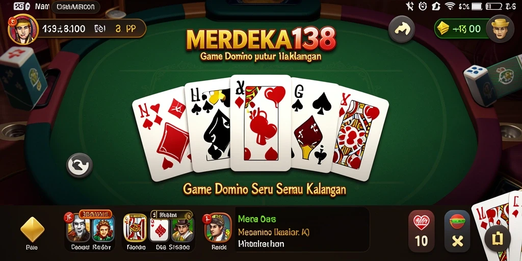 Tampilan gameplay seru dalam MERDEKA138 yang menantang.