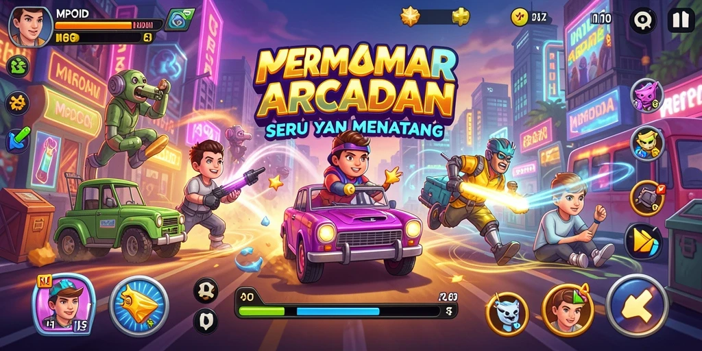 Screenshot dari gameplay seru di MPOID yang menggugah semangat.