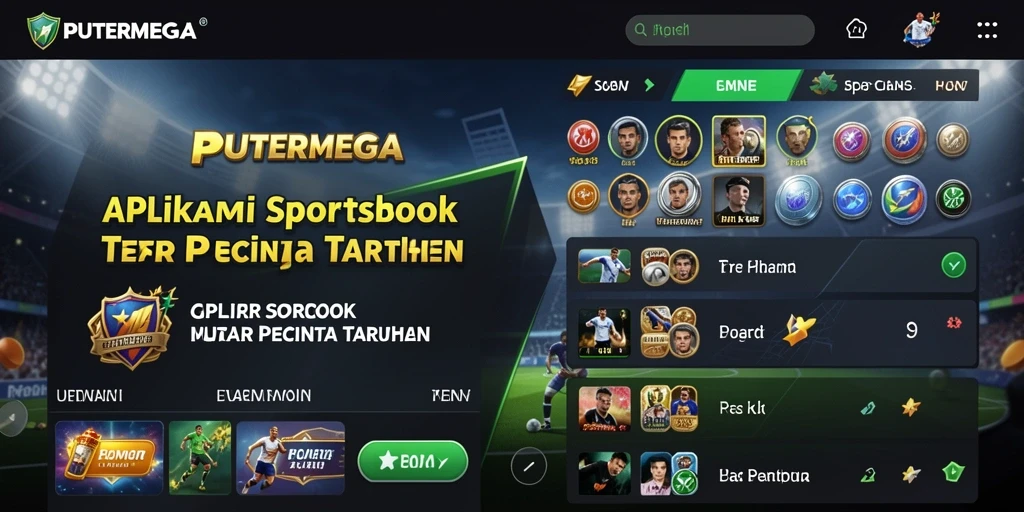 Tampilan menarik dan gameplay seru di aplikasi PUTERMEGA.