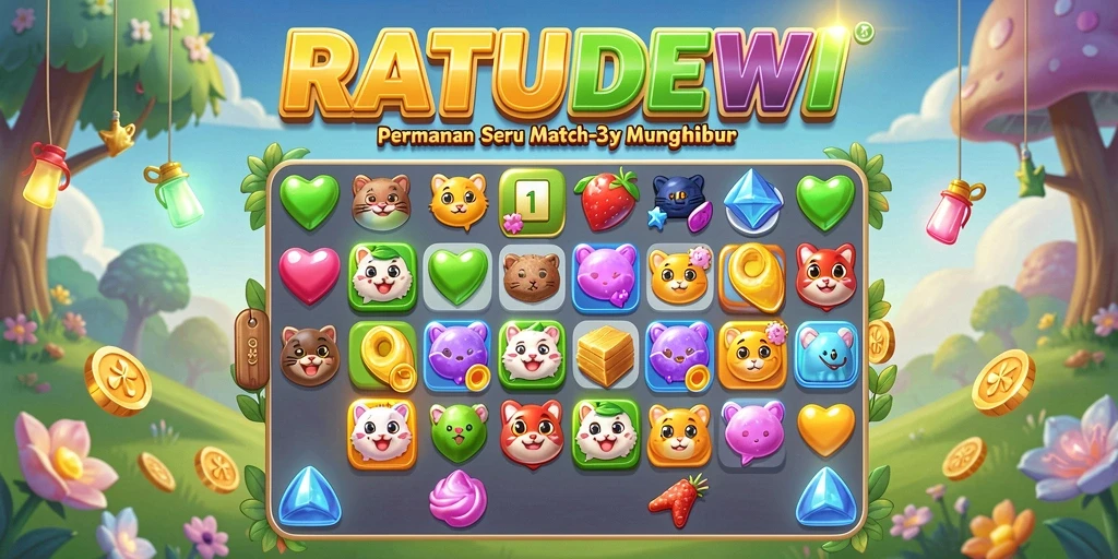 Gameplay seru dari RATUDEWI dengan tantangan Match-3.