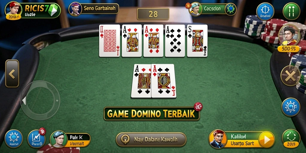 Tampilan gameplay RICIS77 yang penuh warna dan interaktif.
